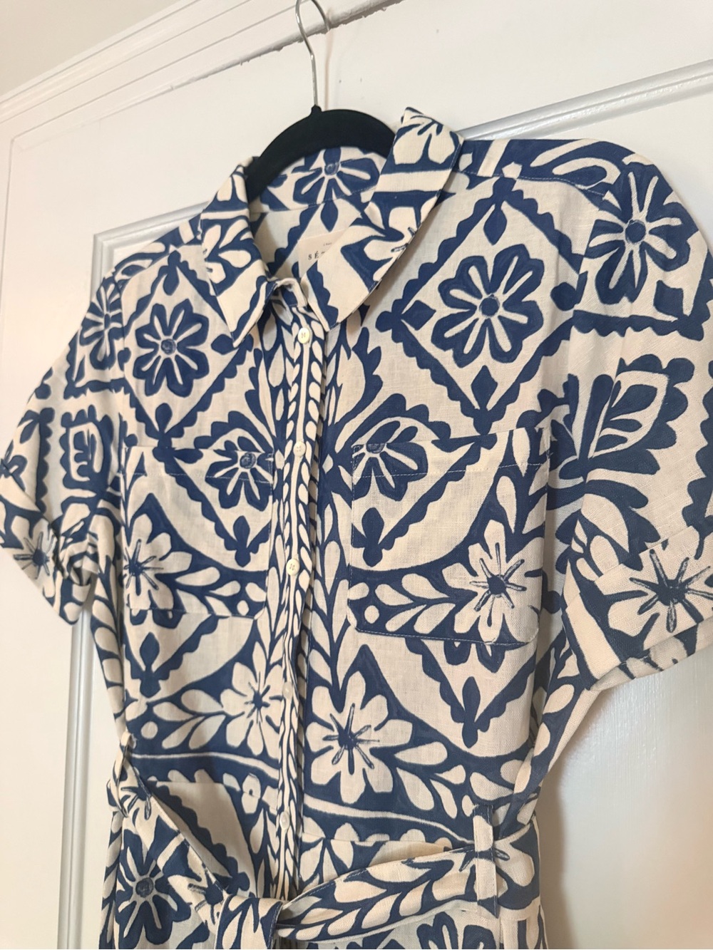 🌿Sezane Adele dress in Albi print - size 40 or US 6 - NWT - Picture 8 of 15